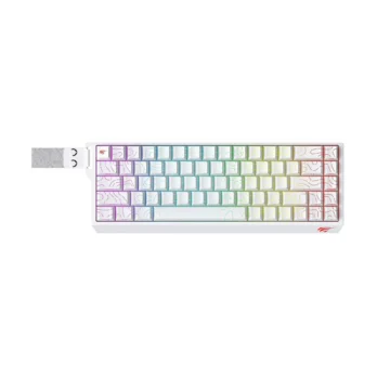 Havit Gamenote KB922L Wired White (Jiuzi Red Switch) RGB Backlit Mechanical Gaming Keyboard