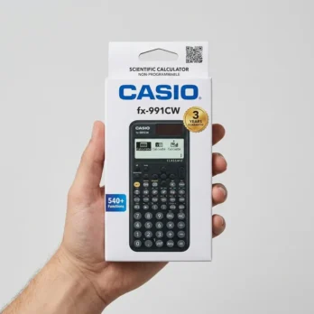 Casio FX-991CW ClassWiz Scientific Calculator (540+ Functions) | Original Non-Programmable | Solar & Battery | Black