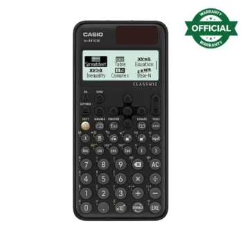 Casio FX-991CW ClassWiz Scientific Calculator (540+ Functions) | Original Non-Programmable | Solar & Battery | Black